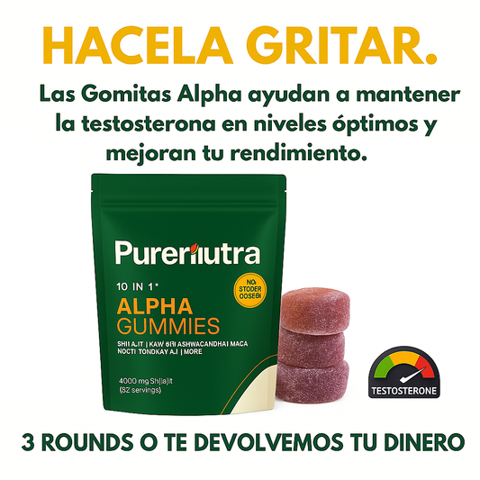 Gomitas ALPHA | Potencia Masculina y Energía Extrema