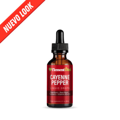 Cayenne Pepper Drops – Energía, rendimiento y confianza en cada gota.