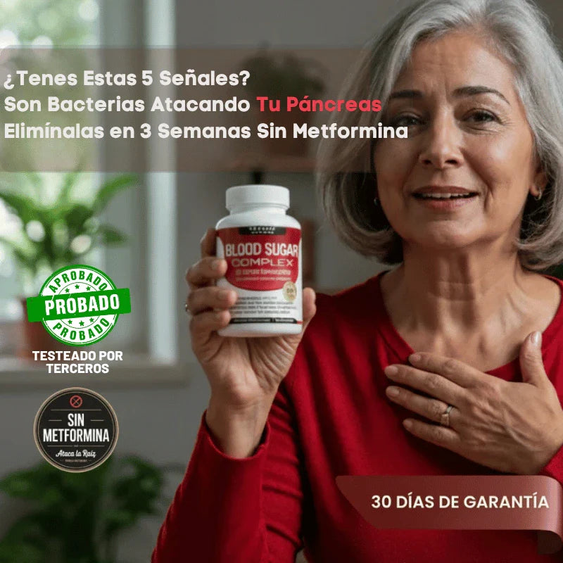 Blood Sugar Complex: Elimina las bacterias malas de tu pancreas