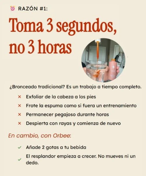 Orbee | Bronceador bebible (natural y vegano)