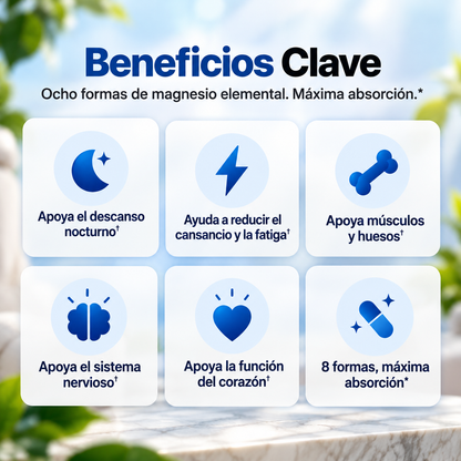 Complejo Magnesio Fórmula 8 en 1