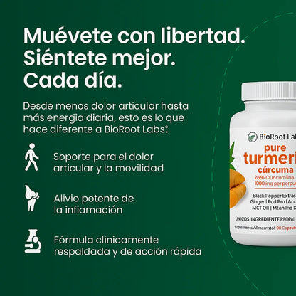Cúrcuma Curcuminoides – Potente Antiinflamatorio Natural