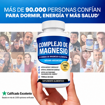 Complejo Magnesio Fórmula 8 en 1