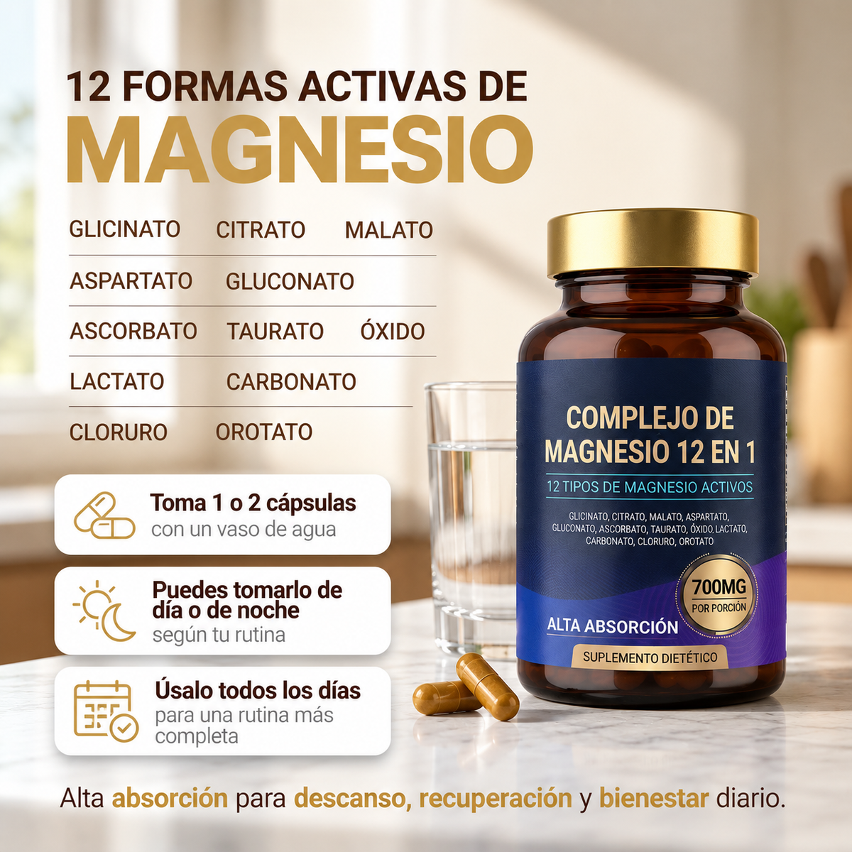Complejo de Magnesio 12 en 1
