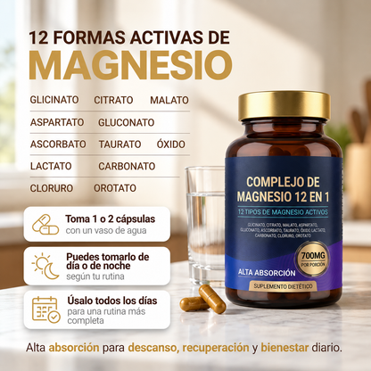 Complejo de Magnesio 12 en 1