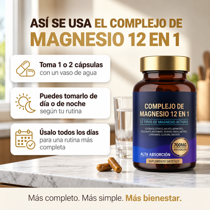 Complejo de Magnesio 12 en 1