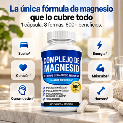 Complejo Magnesio Fórmula 8 en 1