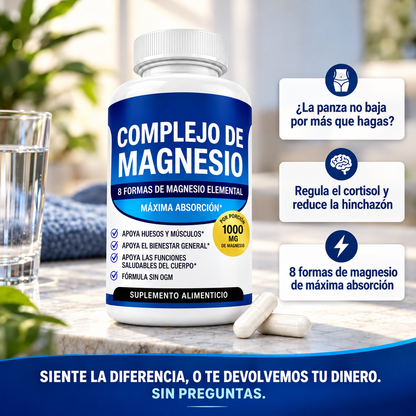 Complejo Magnesio Fórmula 8 en 1