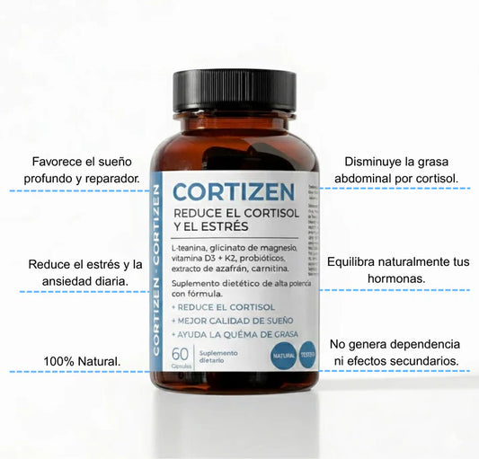 CORTIZEN | Tu aliado natural contra el insomnio y el exceso de cortisol