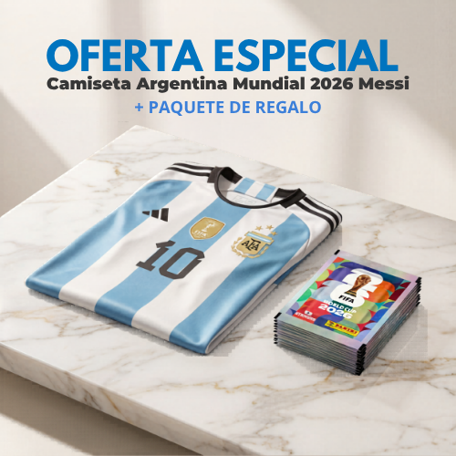 OFERTA ULTIMAS UNIDADES | Camiseta Argentina Mundial 2026 Messi + PAQUETE de REGALO