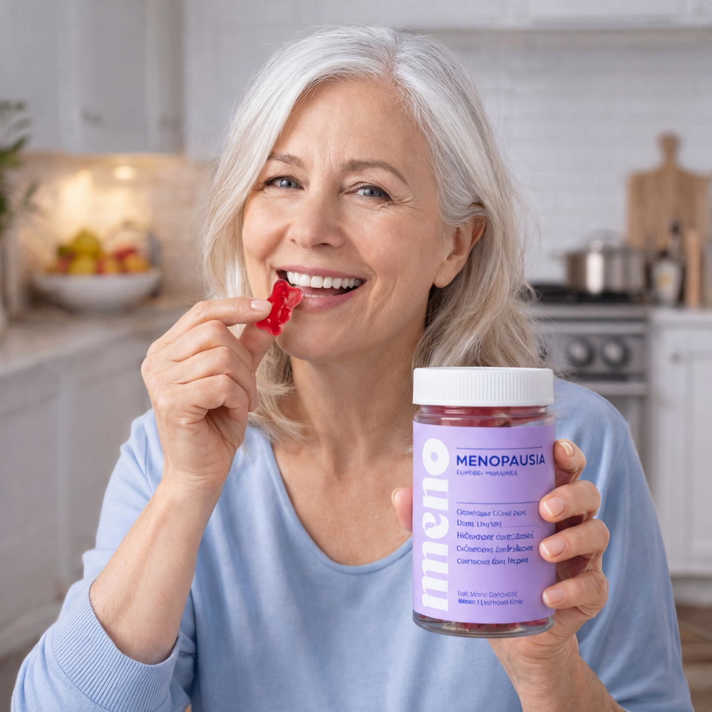 Gomitas Meno - Alivia los sintomas de la Menopausia
