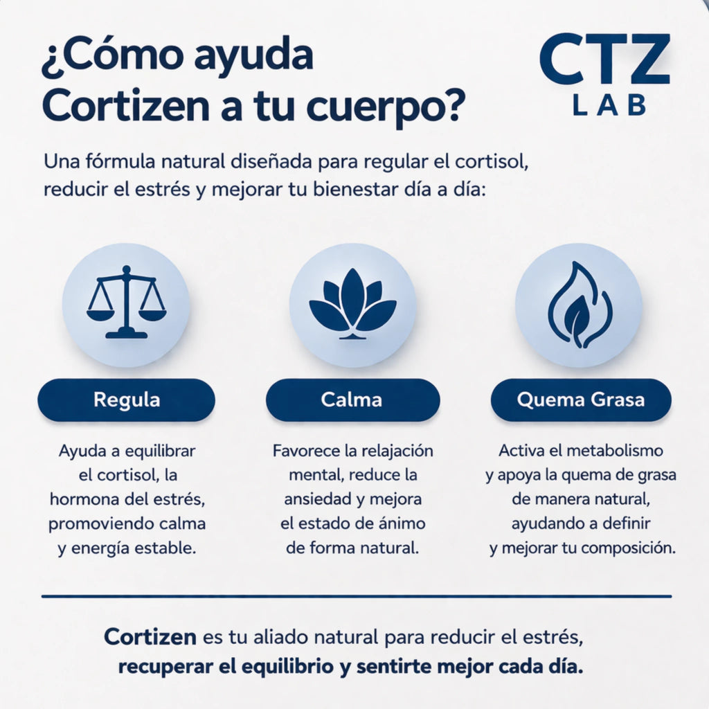 CORTIZEN | Tu aliado natural contra el insomnio y el exceso de cortisol