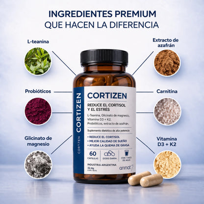 CORTIZEN | Tu aliado natural contra el insomnio y el exceso de cortisol